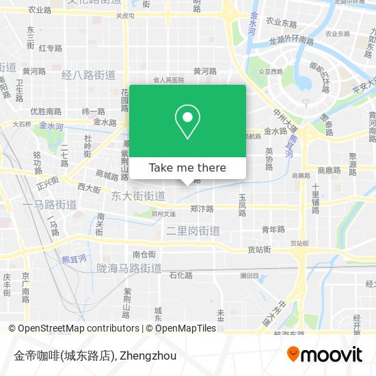 金帝咖啡(城东路店) map