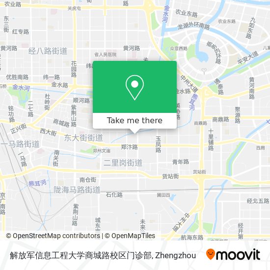 解放军信息工程大学商城路校区门诊部 map