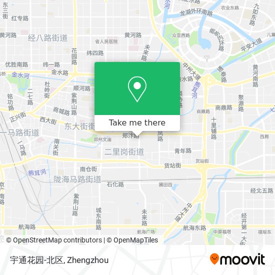 宇通花园-北区 map