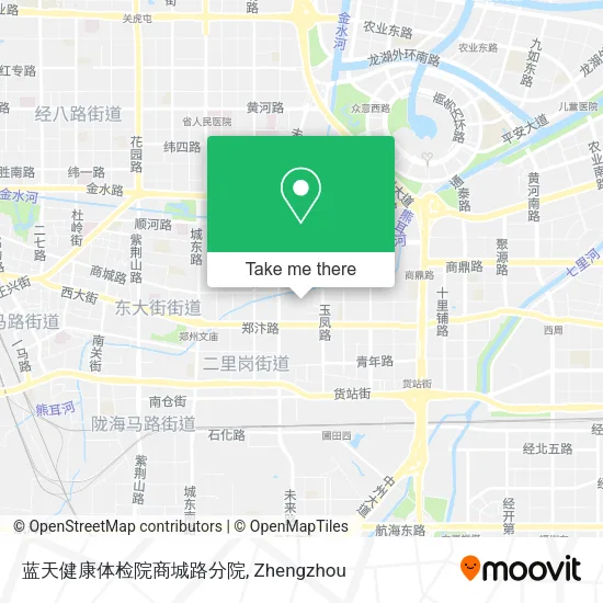 蓝天健康体检院商城路分院 map