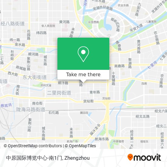 中原国际博览中心-南1门 map
