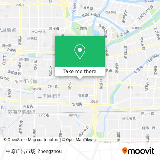中原广告市场 map