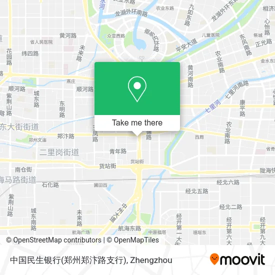中国民生银行(郑州郑汴路支行) map