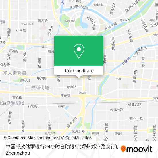 中国邮政储蓄银行24小时自助银行(郑州郑汴路支行) map