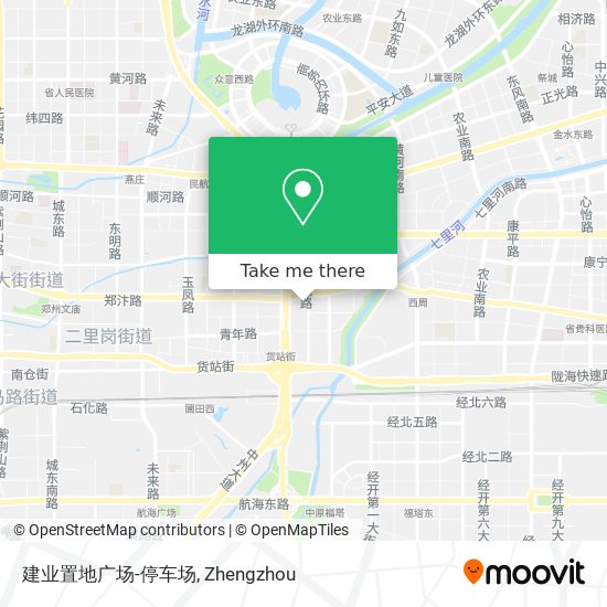 建业置地广场-停车场 map