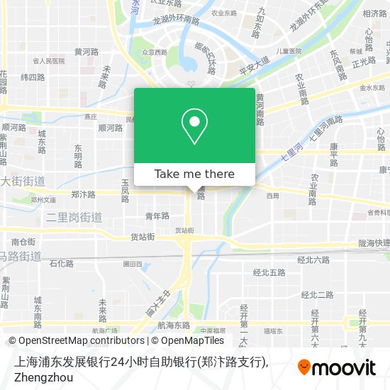 上海浦东发展银行24小时自助银行(郑汴路支行) map