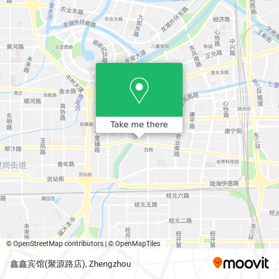 鑫鑫宾馆(聚源路店) map