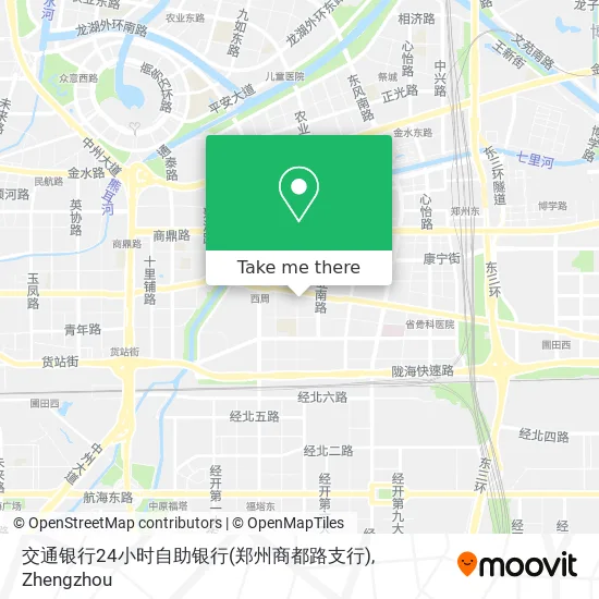 交通银行24小时自助银行(郑州商都路支行) map