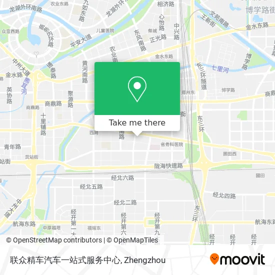 联众精车汽车一站式服务中心 map