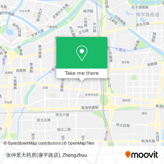 张仲景大药房(康平路店) map