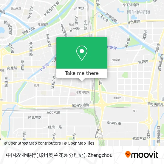 中国农业银行(郑州奥兰花园分理处) map