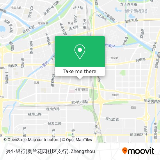 兴业银行(奥兰花园社区支行) map