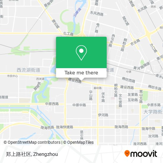 郑上路社区 map
