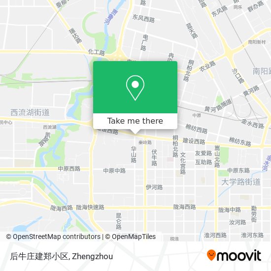 后牛庄建郑小区 map