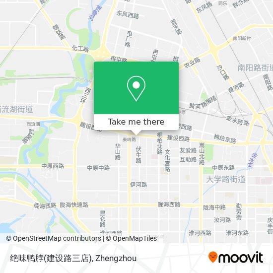绝味鸭脖(建设路三店) map
