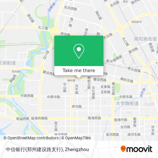 中信银行(郑州建设路支行) map