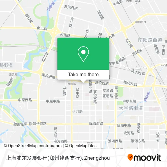 上海浦东发展银行(郑州建西支行) map
