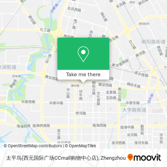 太平鸟(西元国际广场CCmall购物中心店) map