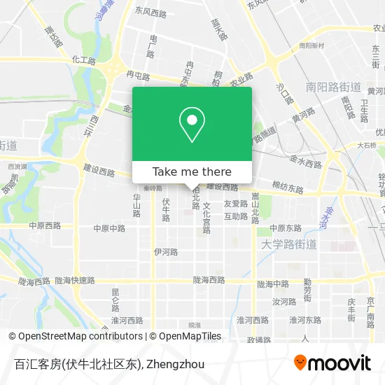 百汇客房(伏牛北社区东) map