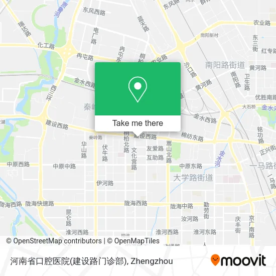河南省口腔医院(建设路门诊部) map