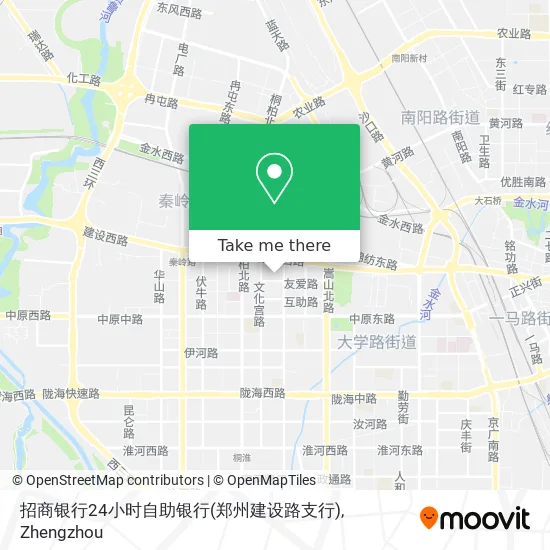 招商银行24小时自助银行(郑州建设路支行) map