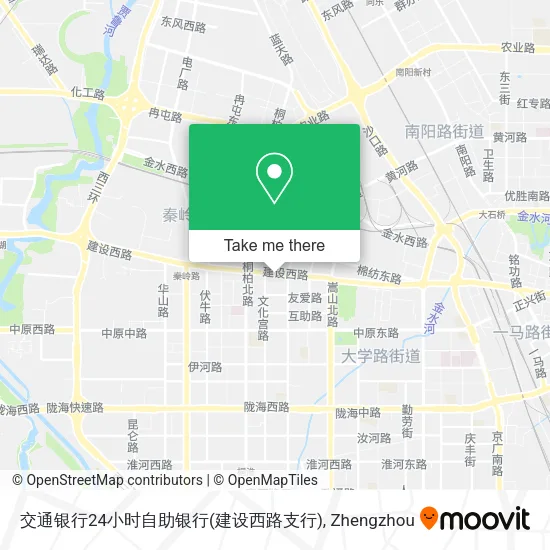 交通银行24小时自助银行(建设西路支行) map