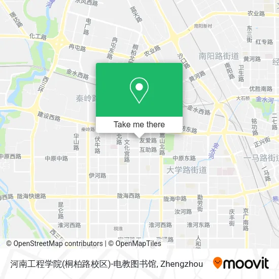 河南工程学院(桐柏路校区)-电教图书馆 map