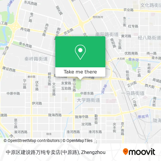 中原区建设路万纯专卖店(中原路) map