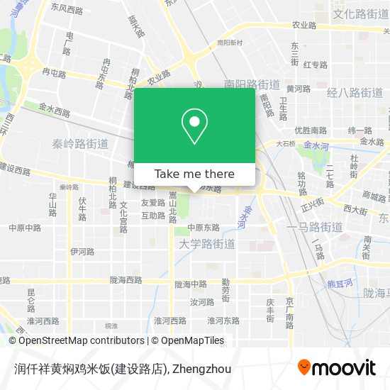 润仟祥黄焖鸡米饭(建设路店) map