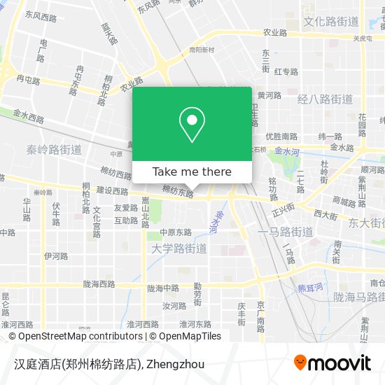 汉庭酒店(郑州棉纺路店) map