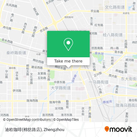 迪欧咖啡(棉纺路店) map