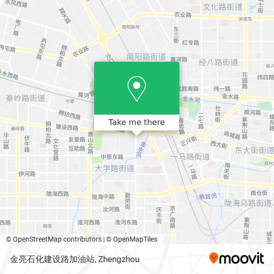 金亮石化建设路加油站 map