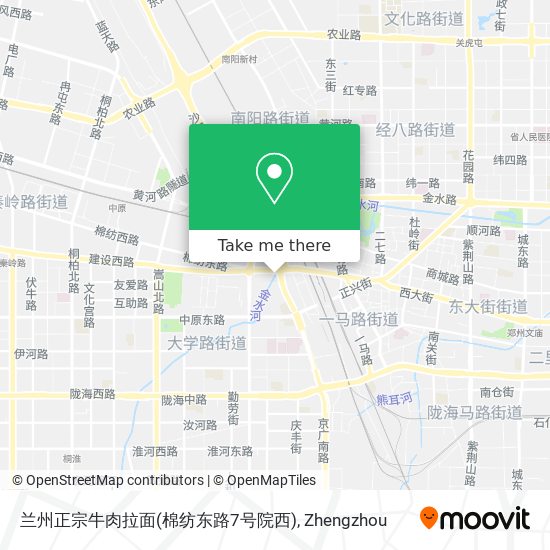 兰州正宗牛肉拉面(棉纺东路7号院西) map