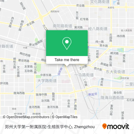 郑州大学第一附属医院-生殖医学中心 map