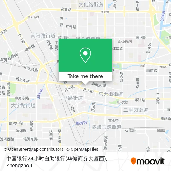 中国银行24小时自助银行(华健商务大厦西) map