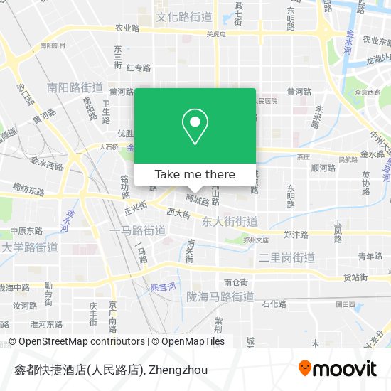 鑫都快捷酒店(人民路店) map