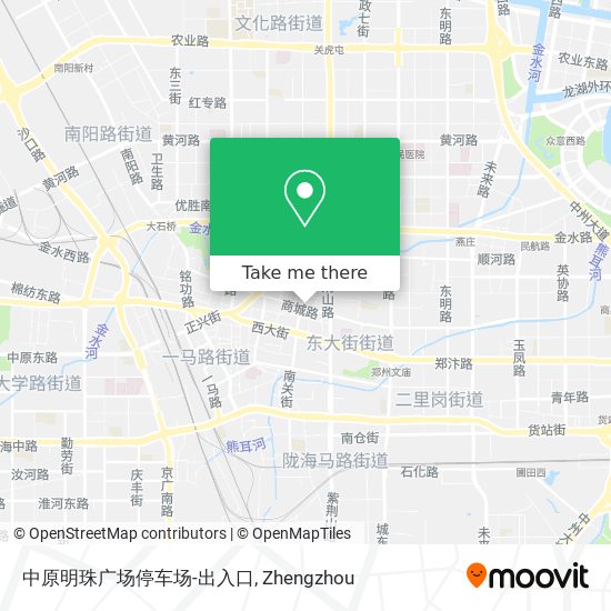 中原明珠广场停车场-出入口 map