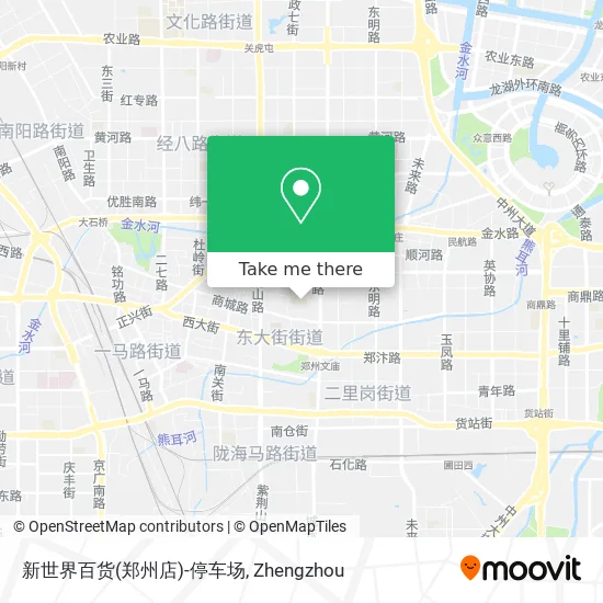 新世界百货(郑州店)-停车场 map