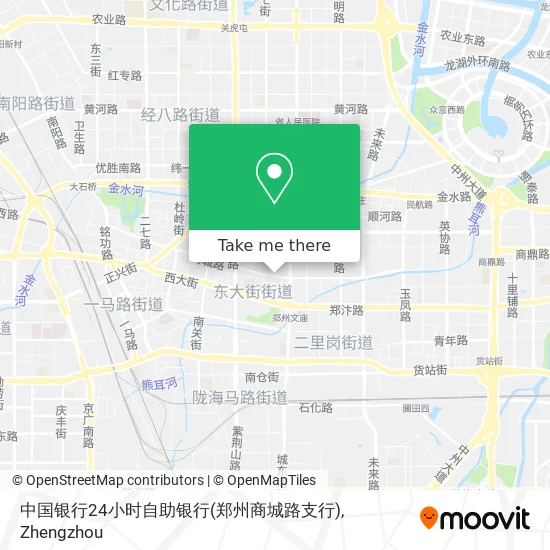 中国银行24小时自助银行(郑州商城路支行) map
