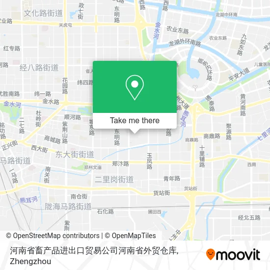 河南省畜产品进出口贸易公司河南省外贸仓库 map