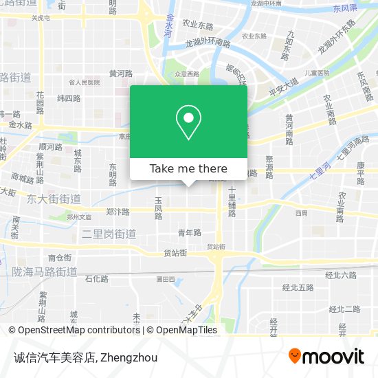 诚信汽车美容店 map