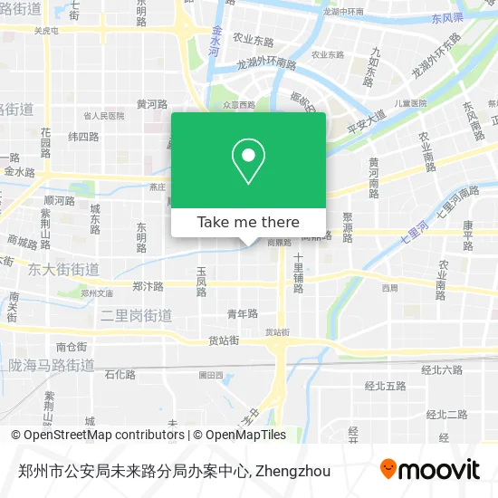 郑州市公安局未来路分局办案中心 map