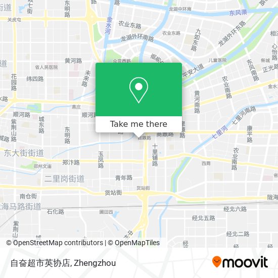 自奋超市英协店 map