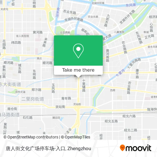 唐人街文化广场停车场-入口 map