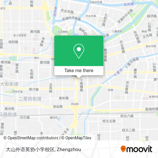 大山外语英协小学校区 map
