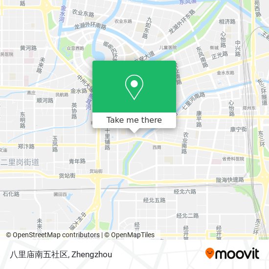 八里庙南五社区 map