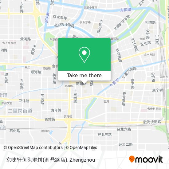 京味轩鱼头泡饼(商鼎路店) map