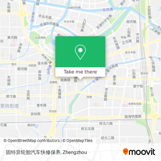 固特异轮胎汽车快修保养 map