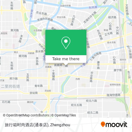旅行箱时尚酒店(通泰店) map