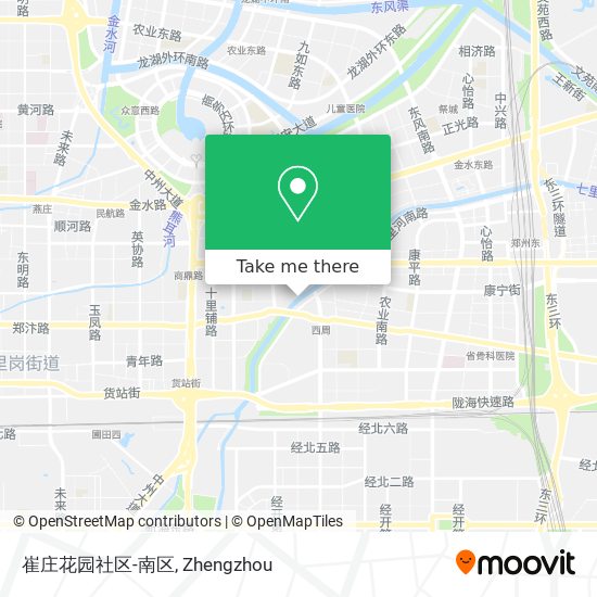 崔庄花园社区-南区 map